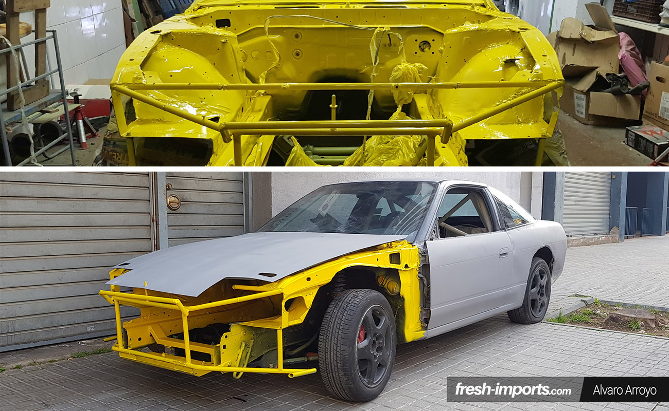 Nissan S13 RB25DET Colour engine bay