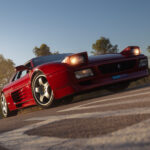 Ferrari 348TB con luces escamoteables abiertas